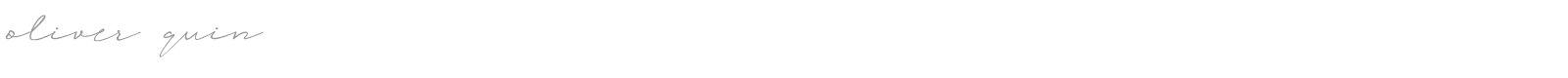 Oliver Quin font preview